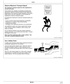 Alternative view of John Deere 2700 Mulch Ripper Operator's Manual (OMN403246)