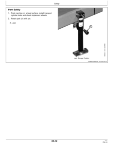 Alternative view of John Deere 915 V-Rippers (Mfg in USA w/North American Lighting) Operator's Manual (OMN403247)