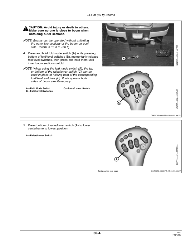 John Deere 4630 Self-Propelled Sprayer Export Edition (000101-018000) Operator's Manual (OMN404259) - Image 2