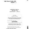 John Deere 1590 Grain Drills Operator's Manual (OMN405377)