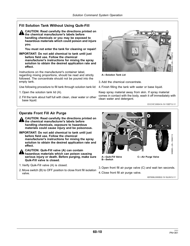 John Deere R4030 & R4038 Self-Propelled Sprayer/Spreader North America (001001-006000) Operator's Manual (OMN405930) - Image 3