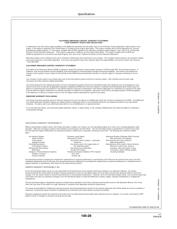 John Deere R4030 & R4038 Self-Propelled Sprayer/Spreader North America (001001-006000) Operator's Manual (OMN405930) - Image 4