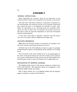 Alternative view of John Deere JD 4260 Series Two-Row Cultivator Operator's Manual (OMN40759)