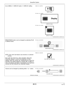 Alternative view of John Deere 4730 & 4830 Self-Propelled Sprayer Export Edition (023001-) Operator's Manual (OMN409362)