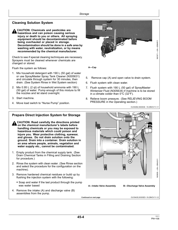 John Deere Direct Injection System - 4940 Self-Propelled Sprayers Operator's Manual (OMN409904) - Image 2