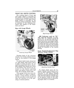 Alternative view of John Deere 40, 41, 42 Row Crop Cultivator Operator's Manual (OMN45959)