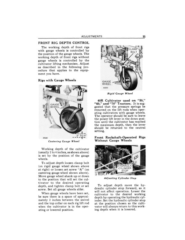 John Deere 40, 41, 42 Row Crop Cultivator Operator's Manual (OMN45959) - Image 2