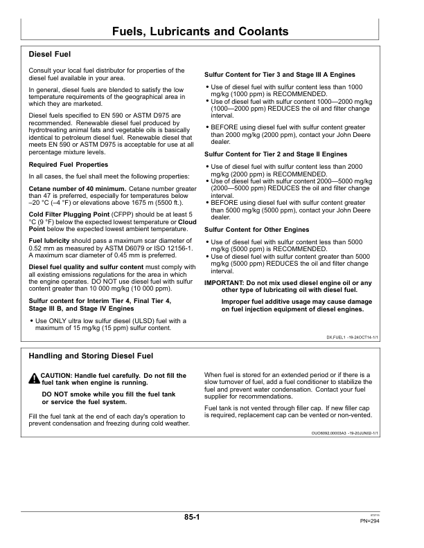 John Deere 4630 Self-Propelled Sprayer South American Edition (000001-004999) Operator's Manual (OMN4630SA) - Image 4