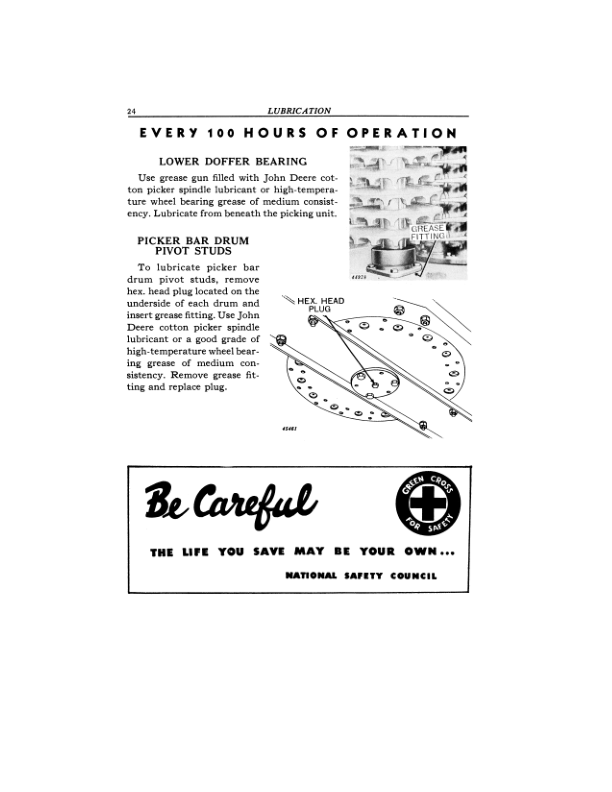 John Deere 22 One-Row Cotton Picker (000101-) Operator's Manual (OMN62458) - Image 2