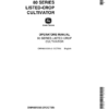 John Deere 80 Listed Crop Cultivator Operator's Manual (OMN681059)