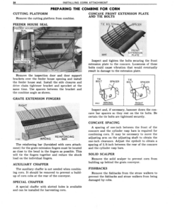 Alternative view of John Deere 205 Corn Attachment for 40 Combine Operator's Manual (OMN84360)
