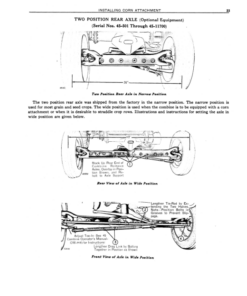 Alternative view of John Deere 205 Corn Attachment Operator's Manual (OMN97525)