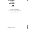 John Deere H2-1 Row -Crop Cultivator Operator's Manual (OMN97533N)