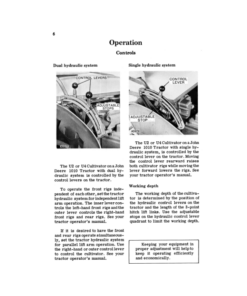 Alternative view of John Deere U2, U4 Row Crop Cultivators Operator's Manual (OMN97546N)