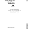 John Deere 30 Series Two-Row Potato Digger, Stone Picker Attachment Operator's Manual (OMN97552)