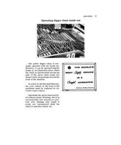 Alternative view of John Deere 30 Series Two-Row Potato Digger, Stone Picker Attachment Operator's Manual (OMN97552)