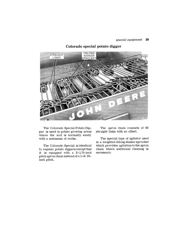 John Deere 30 Series Potato Digger, No. 2 Stone Picker Attachment Operator's Manual (OMN97581) - Image 2