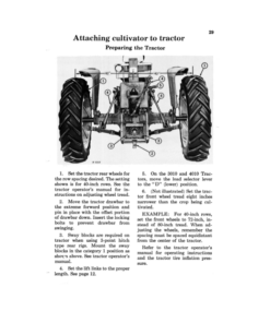 Alternative view of John Deere A2 Two-Row A4 Four-Row Row Crop Cultivator Operator's Manual (OMN97585N)