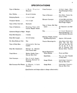 Alternative view of John Deere 77 Two-Row Cotton Stripper Operator's Manual (OMN97602N)