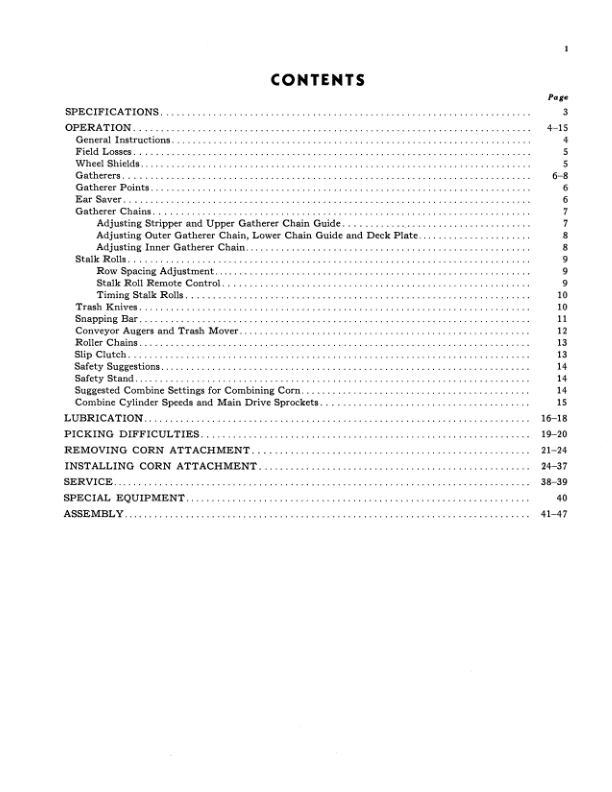 John Deere 205 Corn Attachment (001636-) Operator's Manual (OMN97604N) - Image 2