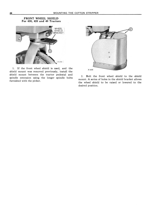 John Deere No. 77 Two-Row Cotton Stripper Operator's Manual (OMN97633) - Image 2