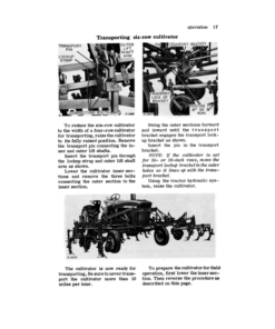 Alternative view of John Deere AT4, AT6 Row Crop Cultivator Operator's Manual (OMN97657N)