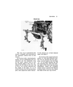 Alternative view of John Deere S1-A Row Crop Cultivator Operator's Manual (OMN97661N)
