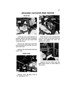 Alternative view of John Deere T21 Two-Row, T41 Four-Row, Row-Crop Cultivators Operator's Manual (OMN97666)