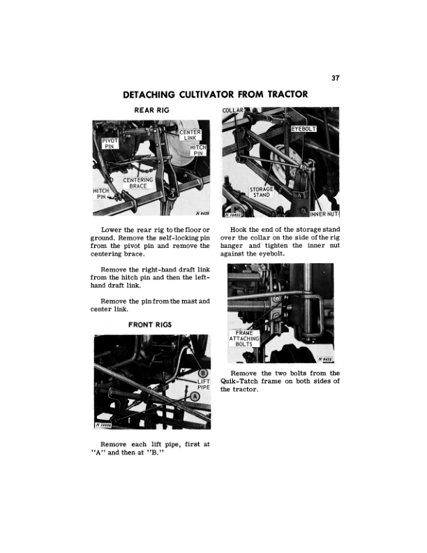 John Deere T21 Two-Row, T41 Four-Row, Row-Crop Cultivators Operator's Manual (OMN97666) - Image 2