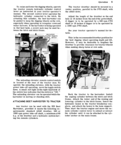 Alternative view of John Deere 223 Beet Harvester Operator's Manual (OMN97690)