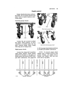 Alternative view of John Deere RG2, RG4, RG6, RG430, RG630 Row Crop Tractors Operator's Manual (OMN97720)