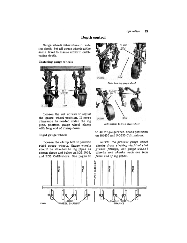John Deere RG2, RG4, RG6, RG430, RG630 Row Crop Tractors Operator's Manual (OMN97720) - Image 2