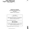 John Deere Harvester 3510 Sugar Cane (060037-) Operator's Manual (OMNW00271)