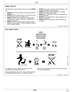 Alternative view of John Deere 3522 Sugar Cane Harvester Operator's Manual (OMNW00276)