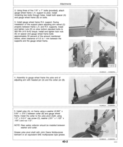 Alternative view of John Deere 3955 Reversible Two-Way Integral Moldboard Plow Operator's Manual (OMP57319)