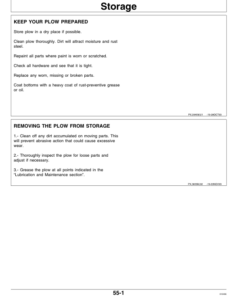 Alternative view of John Deere 3835 Moldboard Plow Operator's Manual (OMP57389)