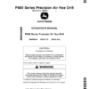 John Deere P600 Series Precision Air Hoe Drill (799101-) (North American) Operator's Manual (OMP60001)