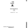 John Deere 7405 Tractor Operator's Manual (OMP65208)