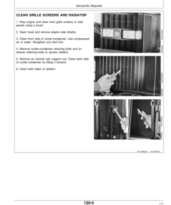 Alternative view of John Deere 7405 Tractor Operator's Manual (OMP65208)