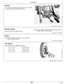 Alternative view of John Deere 225 Disk Harrow Wheel Type Offset (North American) Operator's Manual (OMP72011)