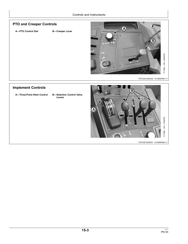 John Deere 7425 & 7525 Tractors Export Edition Operator's Manual (OMP73266) - Image 3