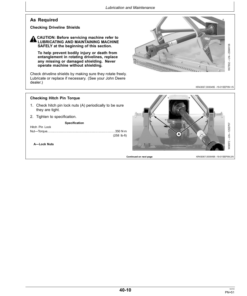 Alternative view of John Deere MX5 Rotary Cutters (016500-029999) MX6 Rotary Cutters (035000-049999) MX7 Rotary Cutters (018000-020499) North America Operator's Manual (OMP73897)