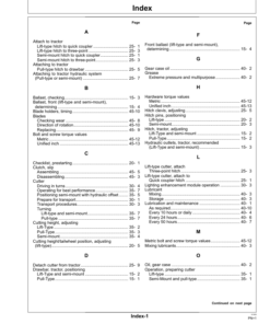 Alternative view of John Deere MX8 Rotary Cutters (018000-019999) MX10 Rotary Cutters (017000-018999) Operator's Manual (OMP73900)