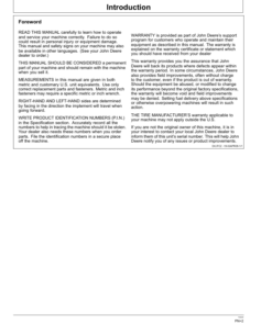 Alternative view of John Deere HX10 Rotary Cutters (010000-011499) HX14 Rotary Cutters (008500-0012509) North America Operator's Manual (OMP73906)