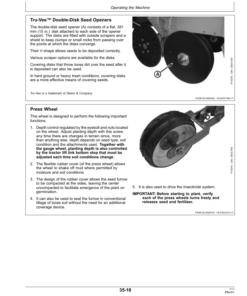 Alternative view of John Deere 1010 MaxPlanter 2, 3 & 4 Row (Export Edition) Operator's Manual (OMP73970)