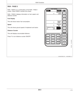 Alternative view of John Deere Greenstar Monitor Display Operator's Manual (OMPC20086)