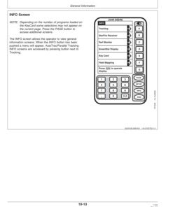 Alternative view of John Deere Greenstar AutoTrac Assisted Steering System Worldwide Edition Operator's Manual (OMPC20181)
