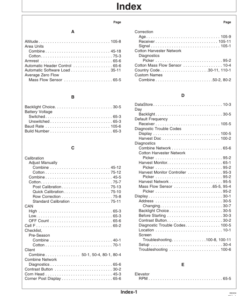 Alternative view of John Deere Greenstar Harvest Doc System For Pickers Operator's Manual (OMPC20279)