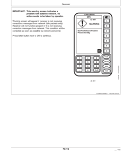 Alternative view of John Deere Greenstar Harvest Doc Combine System Operator's Manual (OMPC20306)