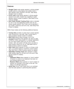 Alternative view of John Deere Greenstar Guidance Parallel Tracking & AutoTrac Assisted Steering Systems Operator's Manual (OMPC20477)